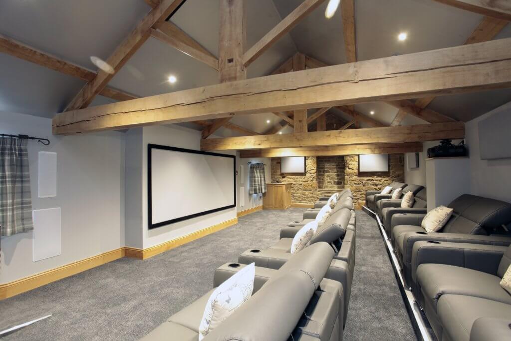 The cinema room