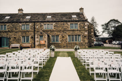 chairs arranged outside